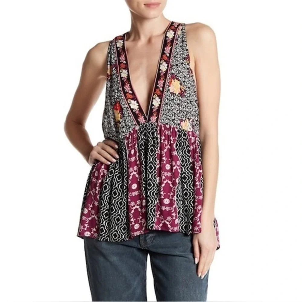 Free People Dream Darling Tank Top Small